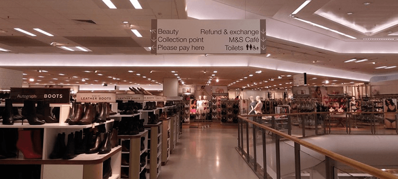 Image of a shop layout