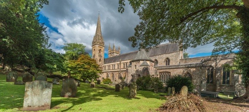 Photo of Llandaff Cathedral.