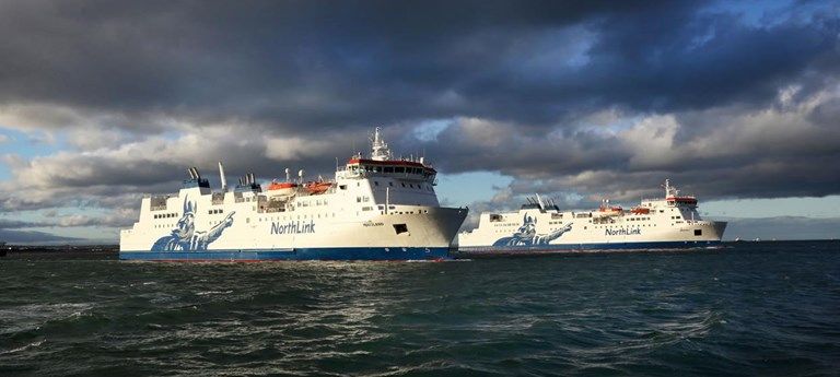 Photo of MV Hjaltland.