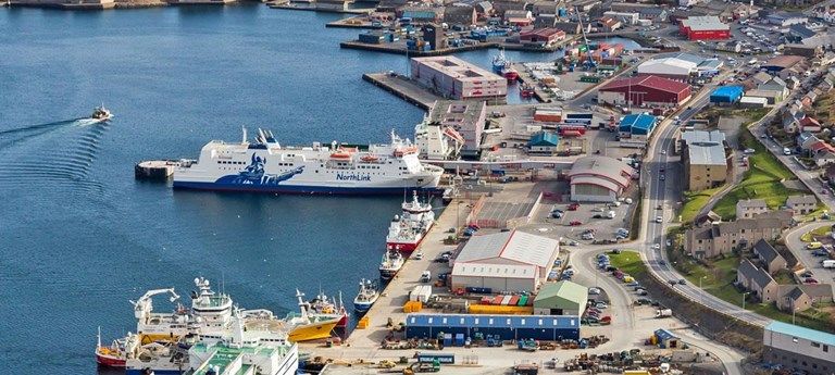Photo of the NorthLink Ferry Terminal.
